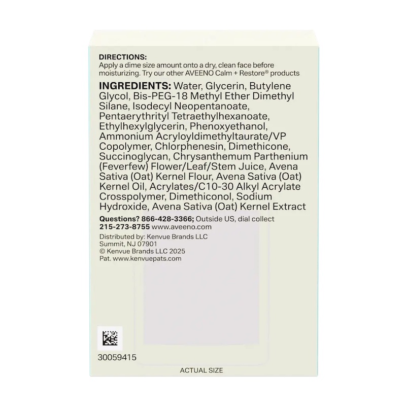 Picture of Aveeno Calm + Restore Triple Oat Serum – 30ml