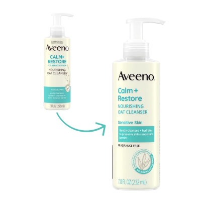 Picture of Aveeno Calm+ Restore Nourishing Oat Cleanser – 232ml