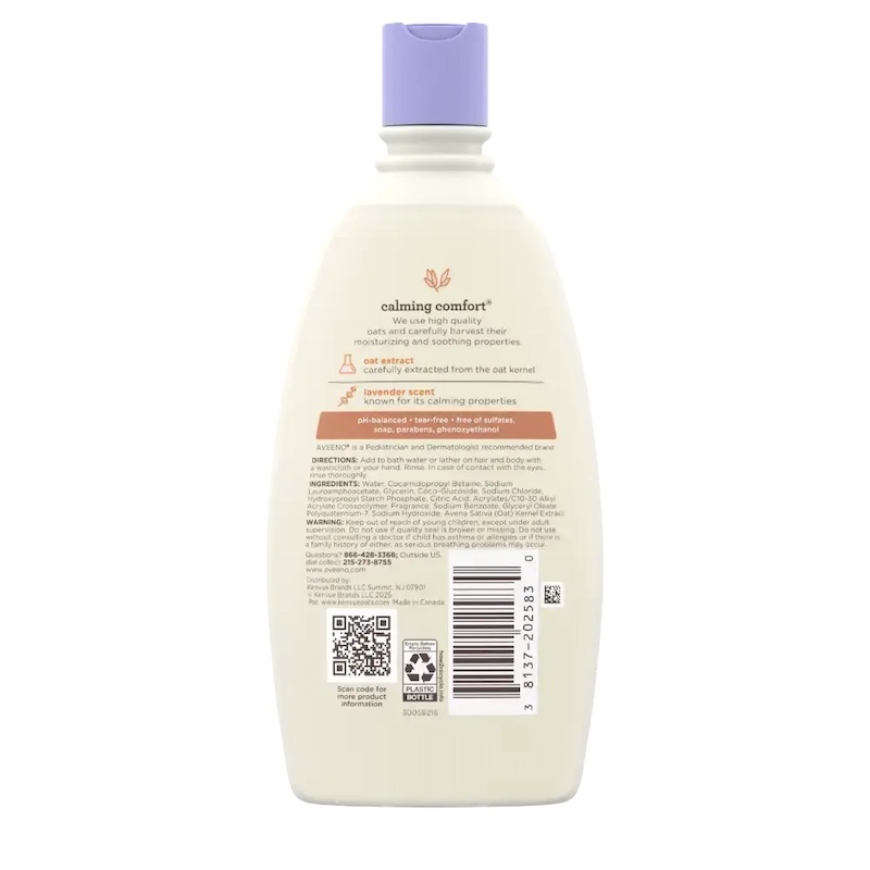 Picture of Aveeno Baby Calming Comfort Bath – 532ml