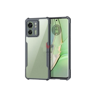 Picture of For Motorola Edge 40 Xundd Shockproof TPU Bumper Clear Acrylic Mobile Phone Case For Motorola Edge 40 Back Cover