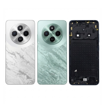 Picture of For Xiaomi Poco C75 Side Frame + Back Panel Housing + Camera Glass Back shell Replacement Spare Parts