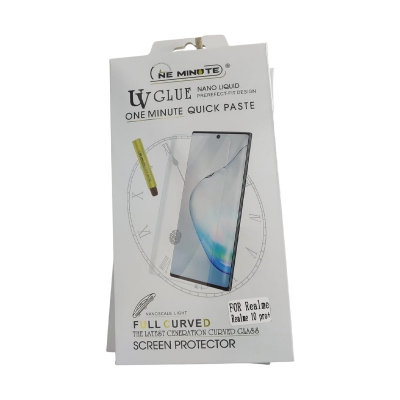 Picture of FOR REALME 10 PRO PLUS/11 PRO/11 PRO PLUS/12 PRO/12 PRO PLUS TRANSPARENT UV LIGHT ADHESIVE TEMPERED GLASS SCREEN PROTECTOR
