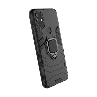 Picture of Ankoe for OnePlus Nord N10 5G Case, Shockproof Hybrid Heavy Duty Armor Dual Layer Hard Back Case with [Magnetic Car Mount] Ring Holder Cover for OnePlus Nord N10 5G