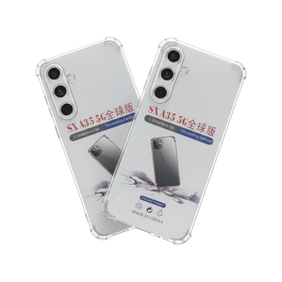 Picture of For Samsung Galaxy A35 5G Shockproof Bumper Case with Clear Soft TPU Protective Phone Cover Anti-Scratch
