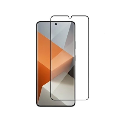 Picture of For Redmi Note 13 / Redmi Note 13 Pro Gorila Glass Screen Protector Full Display Curved Body Screen Protector Tempered Glass