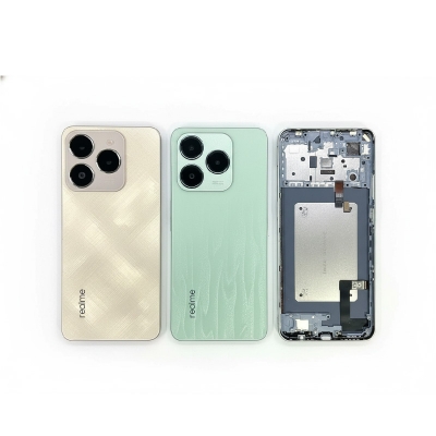 Picture of For Realme C63 Side Frame + Back Panel Housing + Camera Glass Back shell Replacement Spare Parts