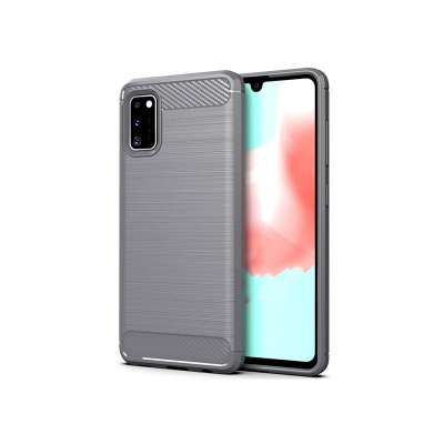 Picture of For Samsung Galaxy A41 Carbon Fiber High Quality Soft Mobile Back Cover (Black) for Samsung Galaxy A41