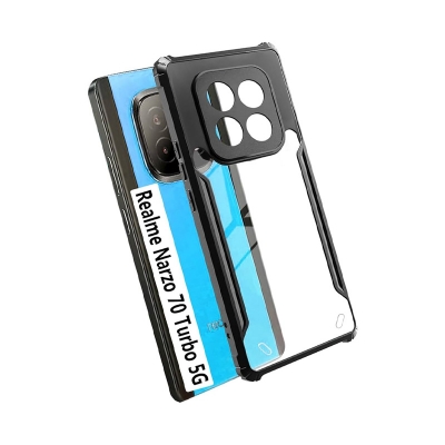 Picture of Realme Narzo 70 Turbo Xundd Protective Airbag Bumper Transparent Back Side Clear Phone Case For Realme Narzo70 Turbo Back Cover