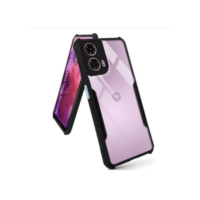 Picture of Motorola G24 / G24 Power Back Cover ShockProof Airbinger Longlasting Clear Transparent Hard Case With Camera Bump Protection Motorola G24 Power / G24 Back Case MotorolaG24