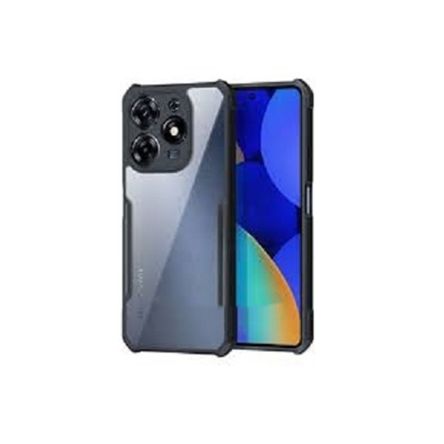 Picture of For Tecno Spark 10 Pro / Spark K17 Shockproof TPU Bumper Clear Acrylic Mobile Phone Case For Tecno Spark 10 Pro Back Cover