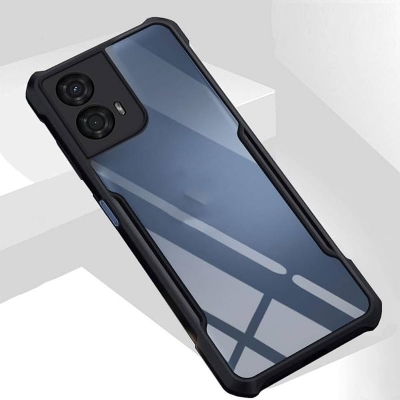 Picture of Motorola Moto G24 / Motorola Moto G24 POWER Xundd Hard Clear Acrylic Shockproof TPU Bumper Mobile Phone Case For Motorola G24 Back Cover