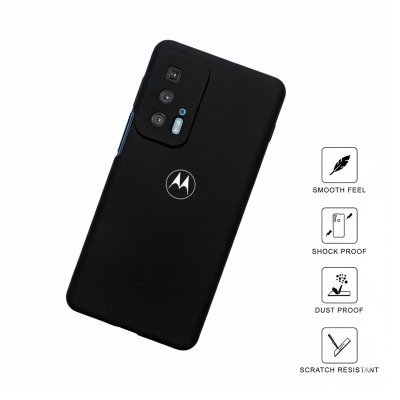 Picture of For Motorola Edge 20 Pro Soft Case Smooth Environmentally Friendly Round Edge Camera Bumper Protective Silicone Back Cover Phone Cases for Edge 20 Pro