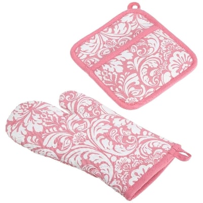 Picture of Oven Mitts & Pot Holder Heat resistant gloves Kitchen Safety