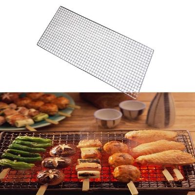 Picture of Stainless Steel BBQ Grill Net - Silver