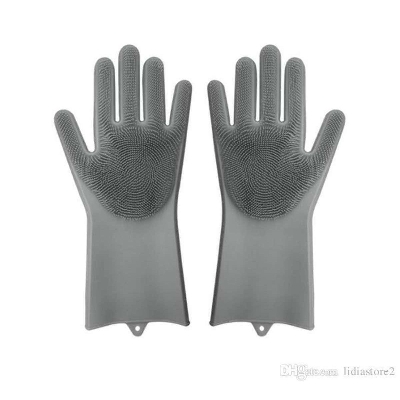 Picture of Hand Gloves High Quality Silicone Dish Washing Kitchen Gloves