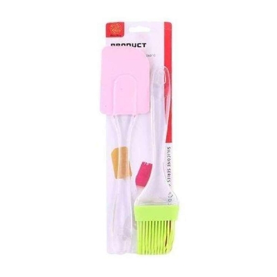 Picture of Silicone 2pcs Oil Brush - multicolor