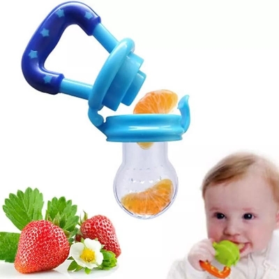 Picture of BABY FRUIT PACIFIER Fresh Food Feeder Teething Toy Teether Chosni Teat Pacifier Feeder Bottles for New born