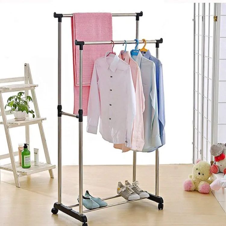 Picture of Double Pole Cloth & Shoe Rack 6806 - Hanger
