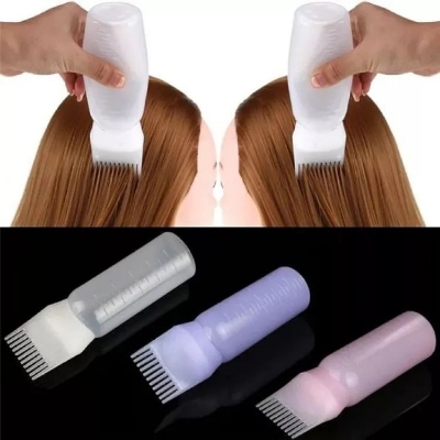 Picture of Multi-functional Hair Dyeing Treatment Oil Cream Shampoo Bottle Oil Coloring Dispensing Applicator Brush Tip