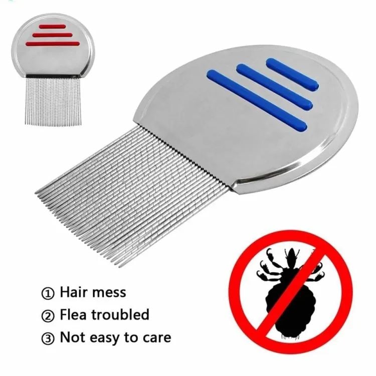 Picture of Lice Removal Comb - Stainless Steel (Hair Brush)