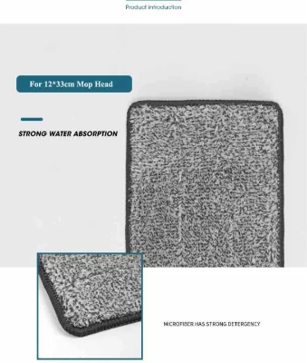 Picture of Microfiber Flat Mop Refill 1 PCS, 13X4.5 Inch Flat Mop Replacement Pad