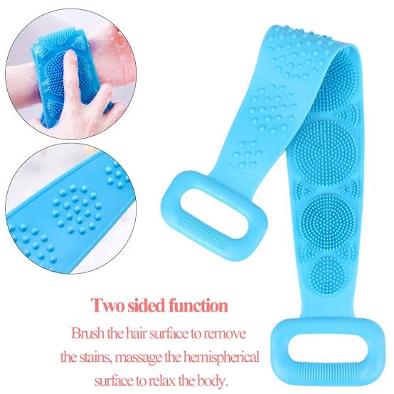Picture of 1Pcs Back Scrubber for Shower,Silicone Bath Body Brush,Exfoliating & Deep Clean,Silcone Body Scrubbers,Comfortable Massa