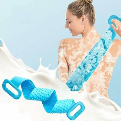 Picture of 1Pcs Back Scrubber for Shower,Silicone Bath Body Brush,Exfoliating & Deep Clean,Silcone Body Scrubbers,Comfortable Massa
