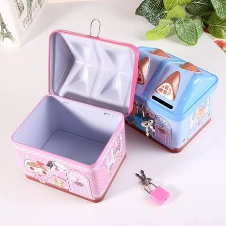 Picture of House Coin Box – Cute Piggy Bank for Kids and Adults Money Saving Box for Home and Gifts