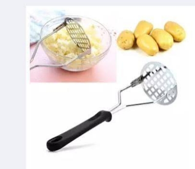 Picture of Stainless Steel Potato Masher With Plastic Handle, Food Press For Fruit And Vegetable - Vegetable Cutter