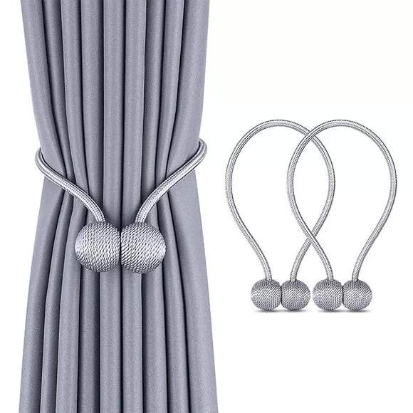 Picture of Magnetic Curtain Buckle, Modern Curtain Holder, Multicolor Decoration, Living Room Accessories - 1 Pair