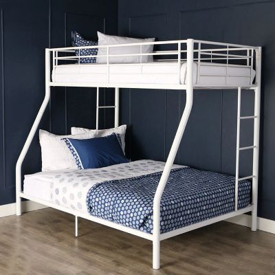 Picture of MS White Bunk Bed Without Mattress BBS005