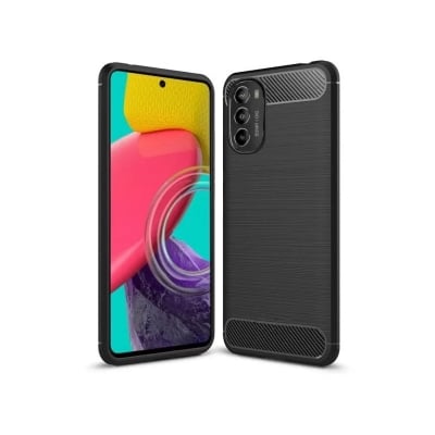 Picture of For For Motorola Moto G52 Silicone Back Cover With Carbon Fiber Texture (Back Case Cover For Smartphone) Silicone Back Cover With Carbon Fiber Texture (Back Case Cover For Smartphone)