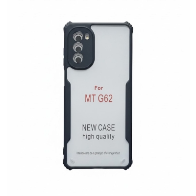 Picture of For Motorola Moto G62 5G Edge-Reinforced Shockproof Cushion Back Clear Hybrid Transparent Hard Cover Casing