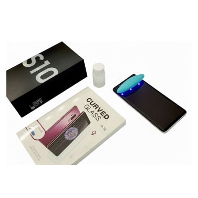 Picture of samsung galaxy S10 plus One Minute Full Curved UV Glue Screen Protector