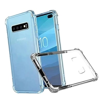 Picture of For Samsung Galaxy S10 Silicone Airbag cover Shockproof Transparent Protective Clear Back Cover TPU Case
