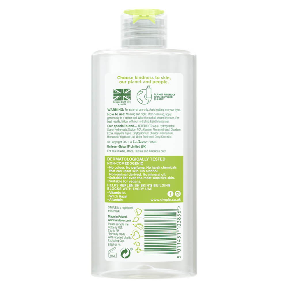 Picture of Simple Soothing Facial Toner 200ml