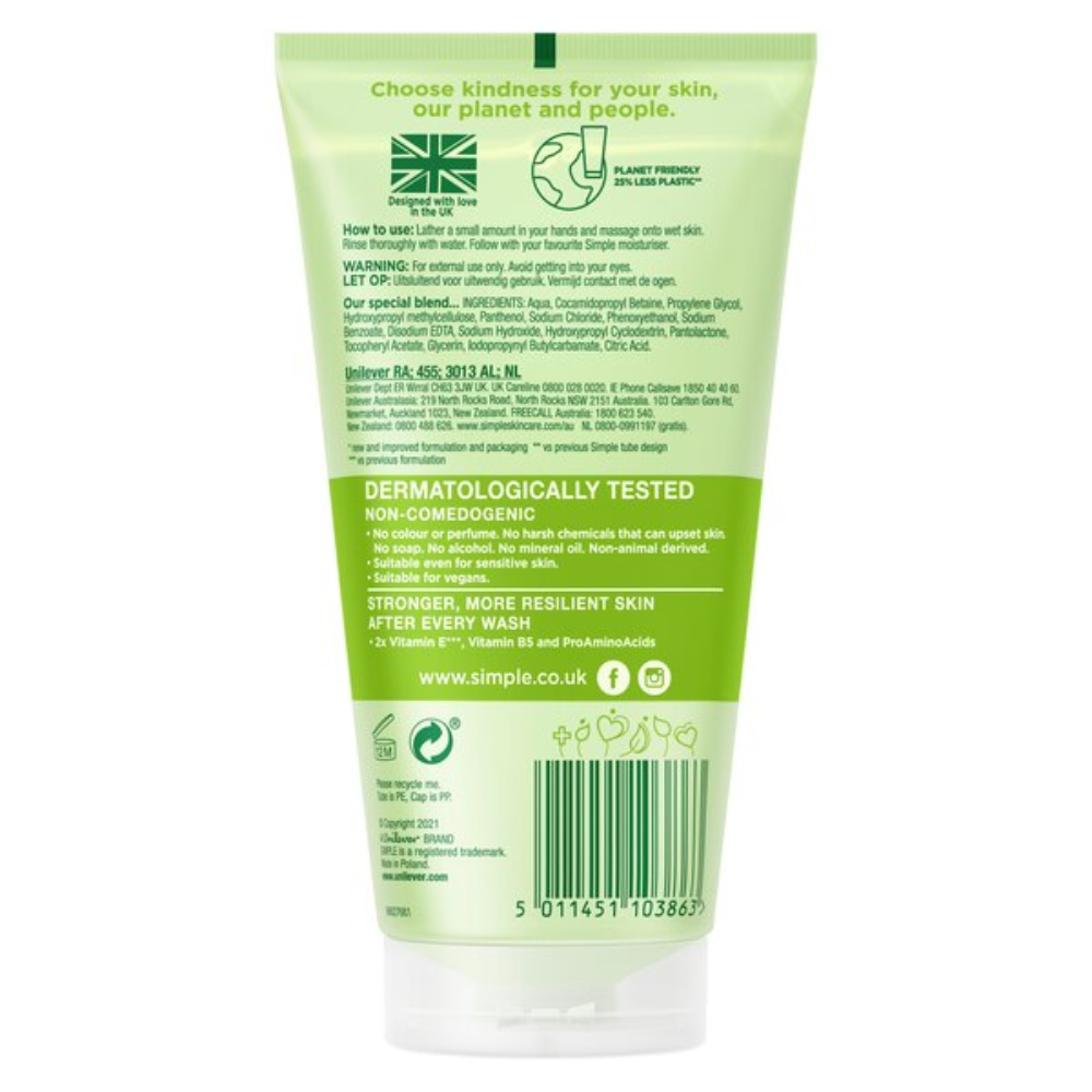 Picture of Simple Refreshing Facial Wash Gel 150ml