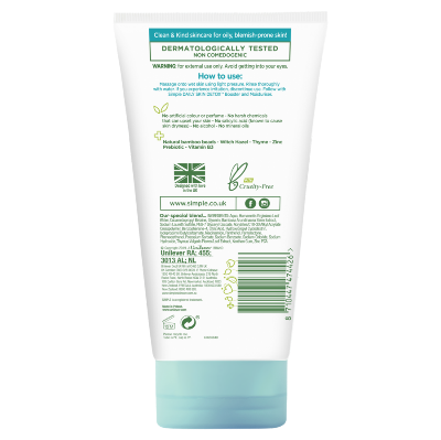 Picture of Simple Face Clear Pore Scrub Detox 150ml