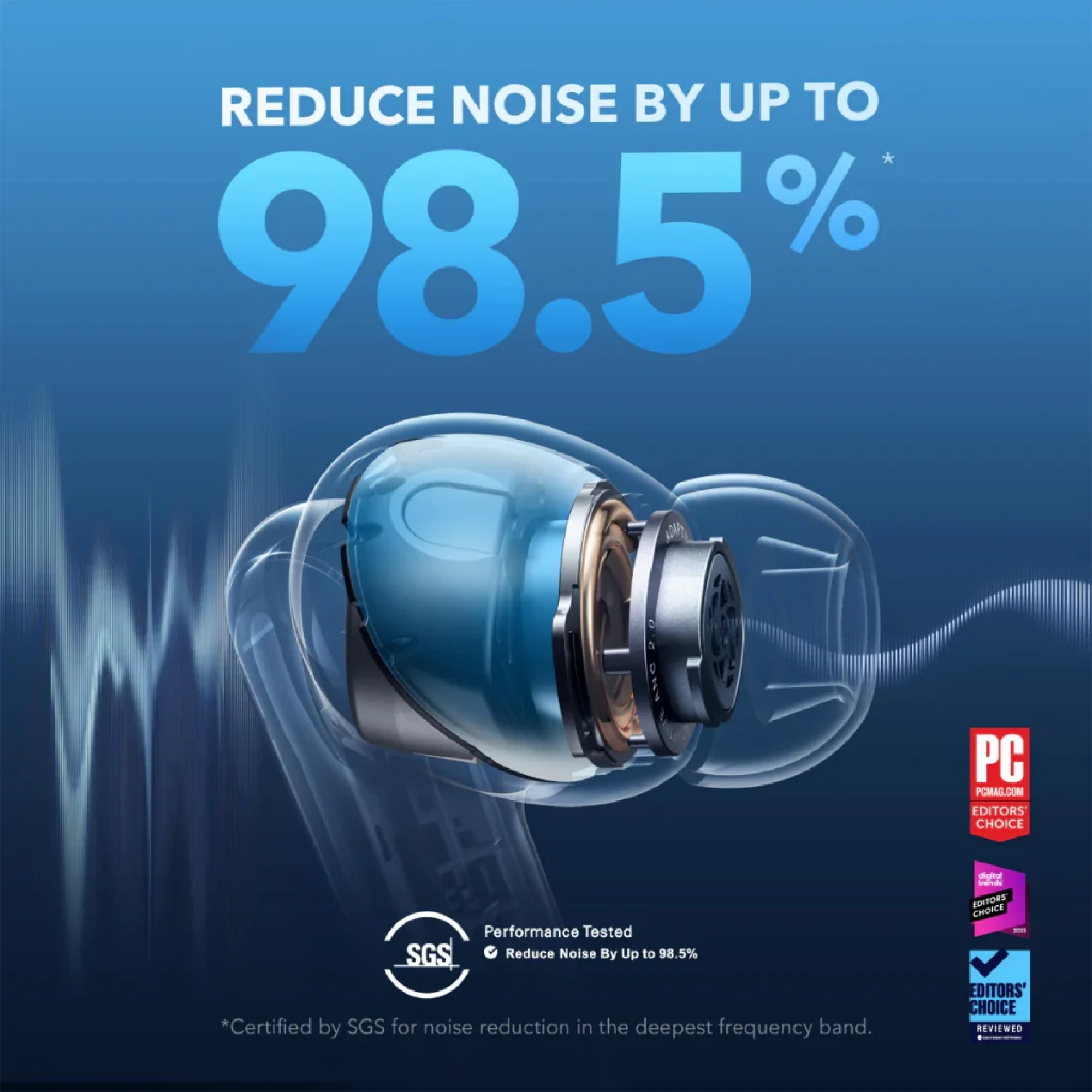 Picture of Anker Soundcore Liberty 4 NC True Wireless Earbuds With Wireless Charging , Hi-Res & LDAC Support