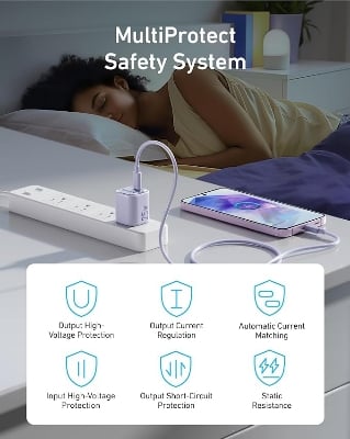 Picture of Anker Compact USB-C 25W Fast PD Wall Charger for Iphone, Samsung & Others (Cable Not Included)