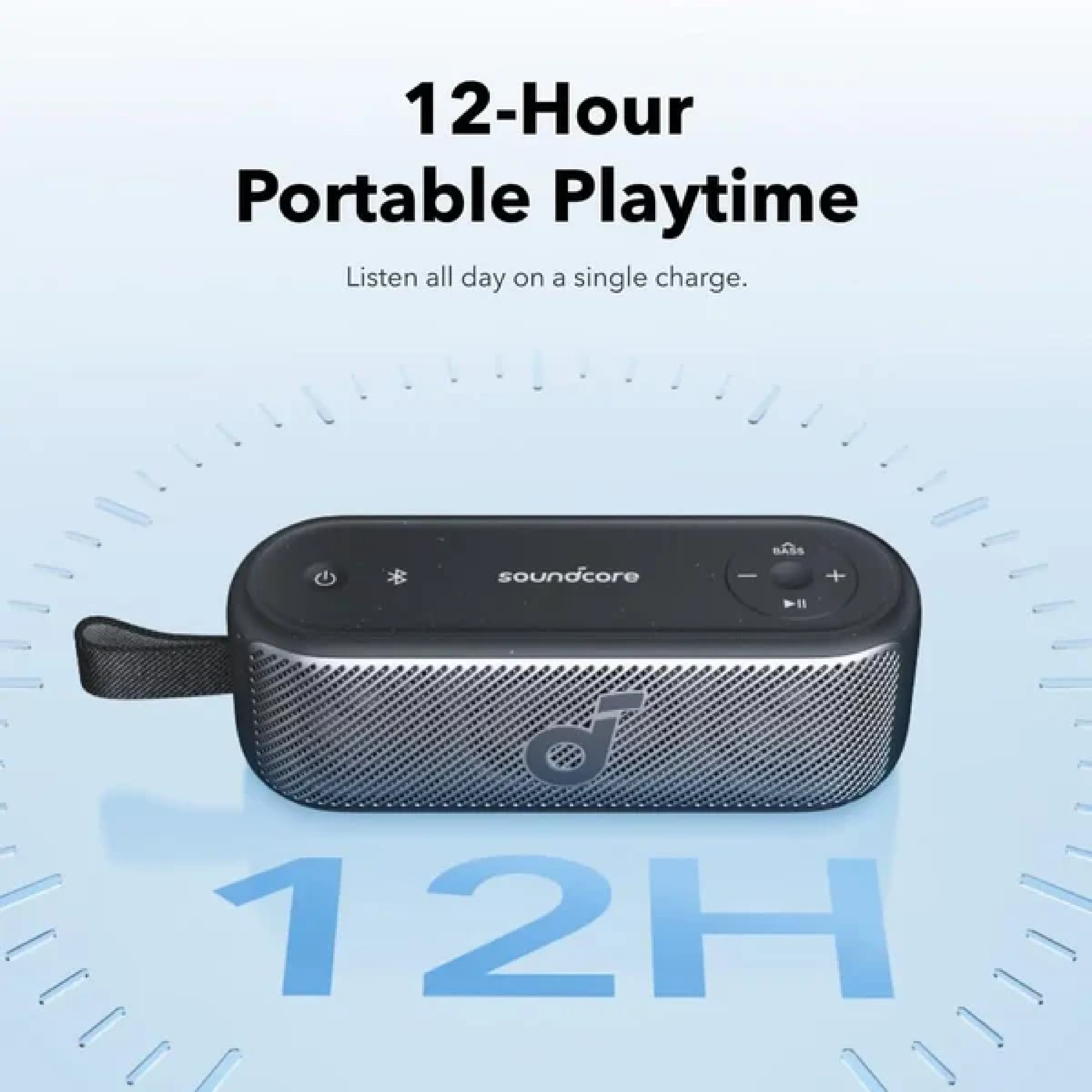 Picture of Anker Soundcore Motion 100 Portable Wireless Bluetooth Speaker with Hi-Res Audio, LDAC, Spatial Sound & 12-Hour Playtime