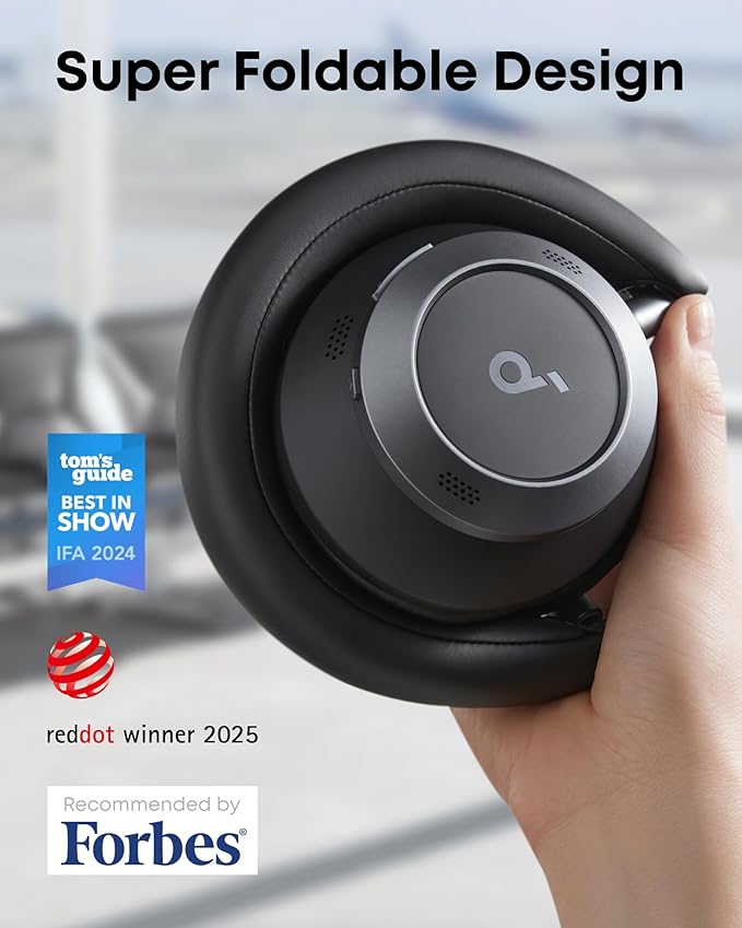Picture of Anker Soundcore Space One Pro Advanced Over-Ear Headphones with Adaptive ANC, HearID 2.0 & Hi-Res LDAC Audio