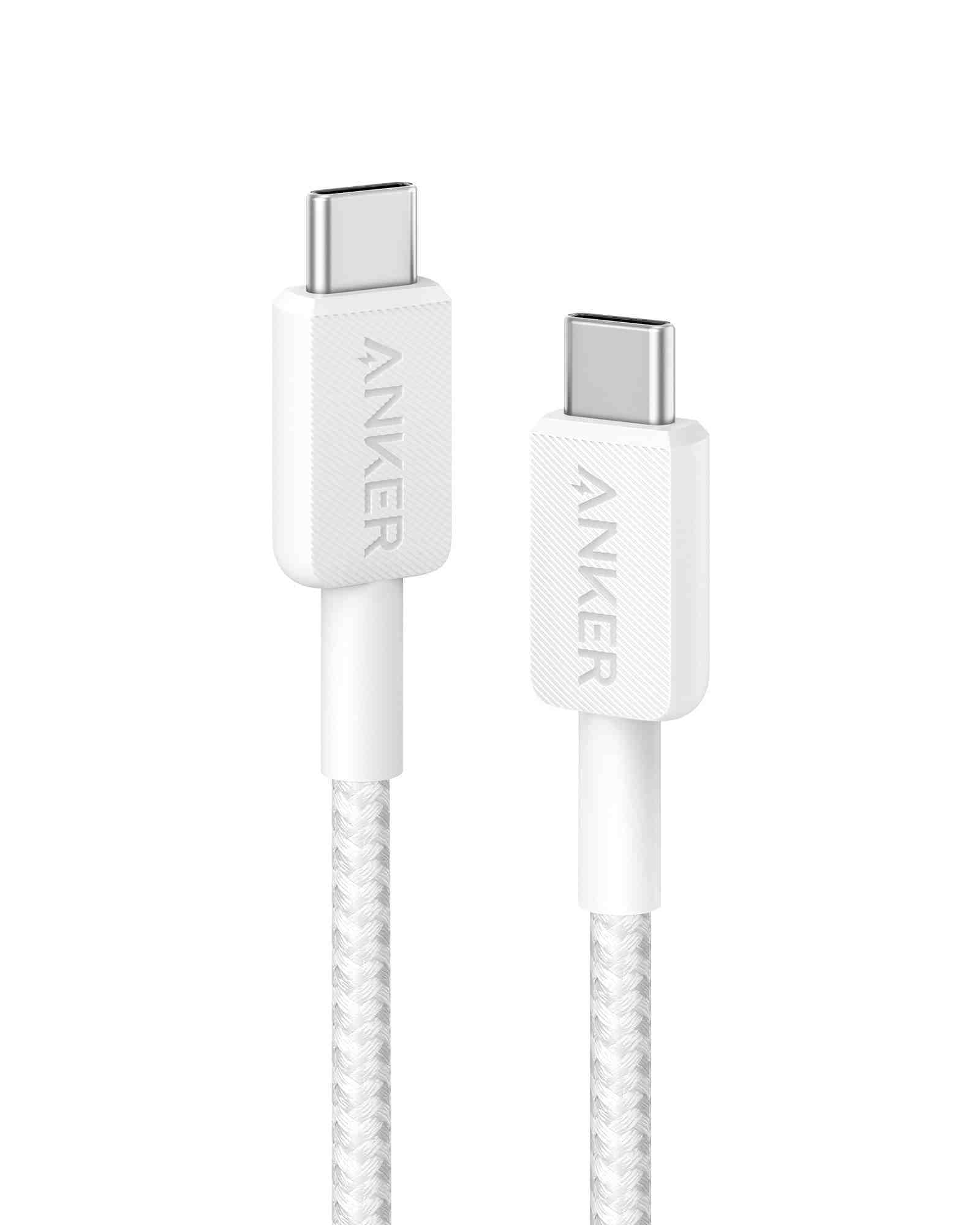 Picture of Anker 322 USB-C To USB-C Fast Charging Cable (3ft) With Durable & High-Speed Charging For Phones, Tablets & Others