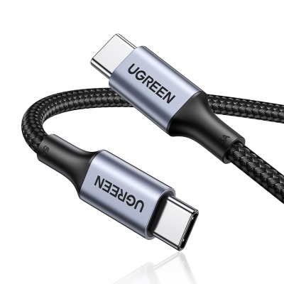 Picture of UGREEN US316 (70427) USB-C to USB-C PD 5A Max 100W Braided Fast Charging Cable 1M