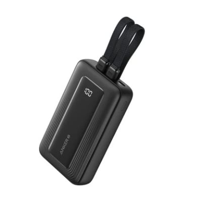 Picture of Anker Zolo 10000mAh Power Bank With 35W Fast Charging & Built‑In Dual USB‑C Cables