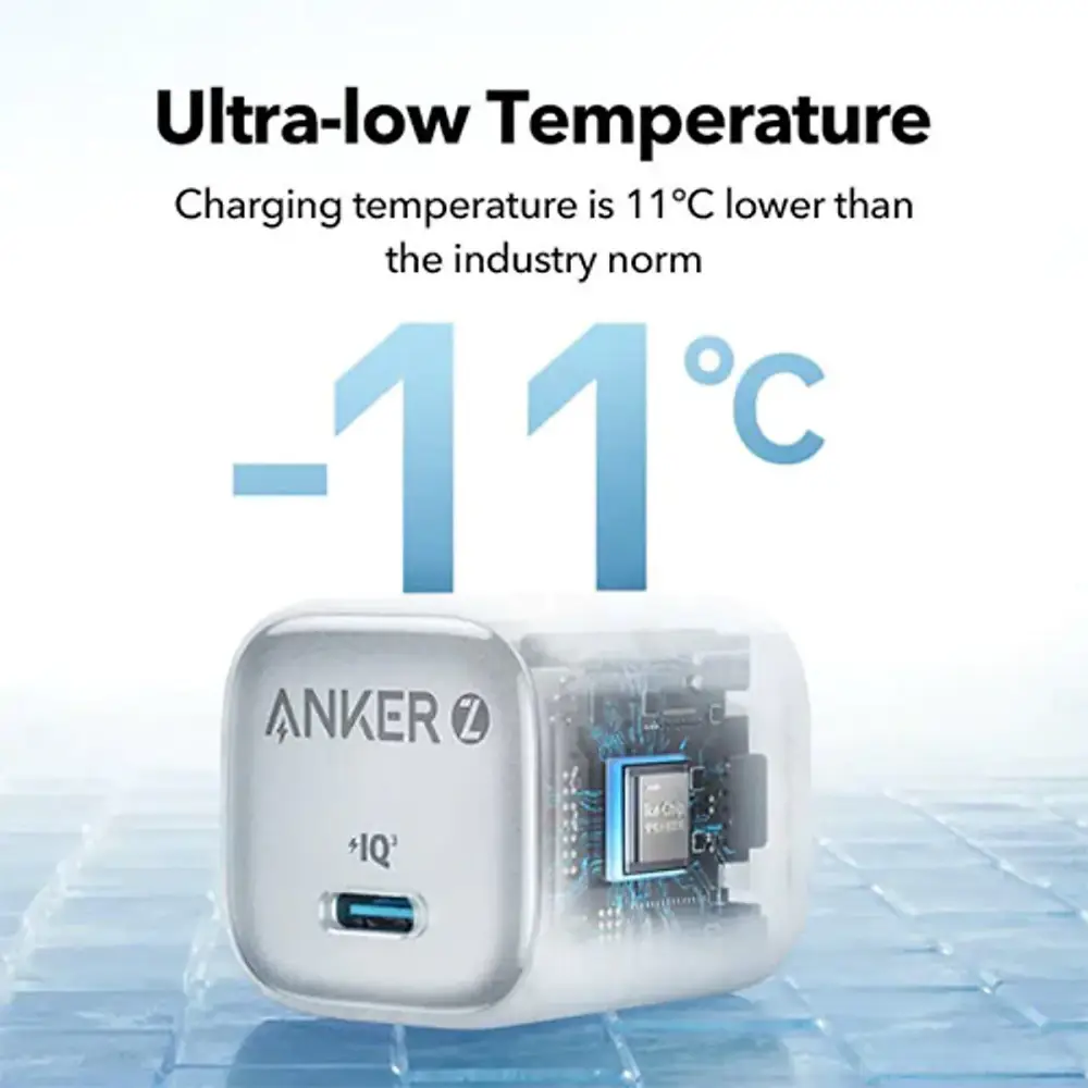 Picture of Anker Zolo 20W USB-C Fast Charger (PD 3.0) Compact Design, Safe Rapid Charging for iPhone, Android & More