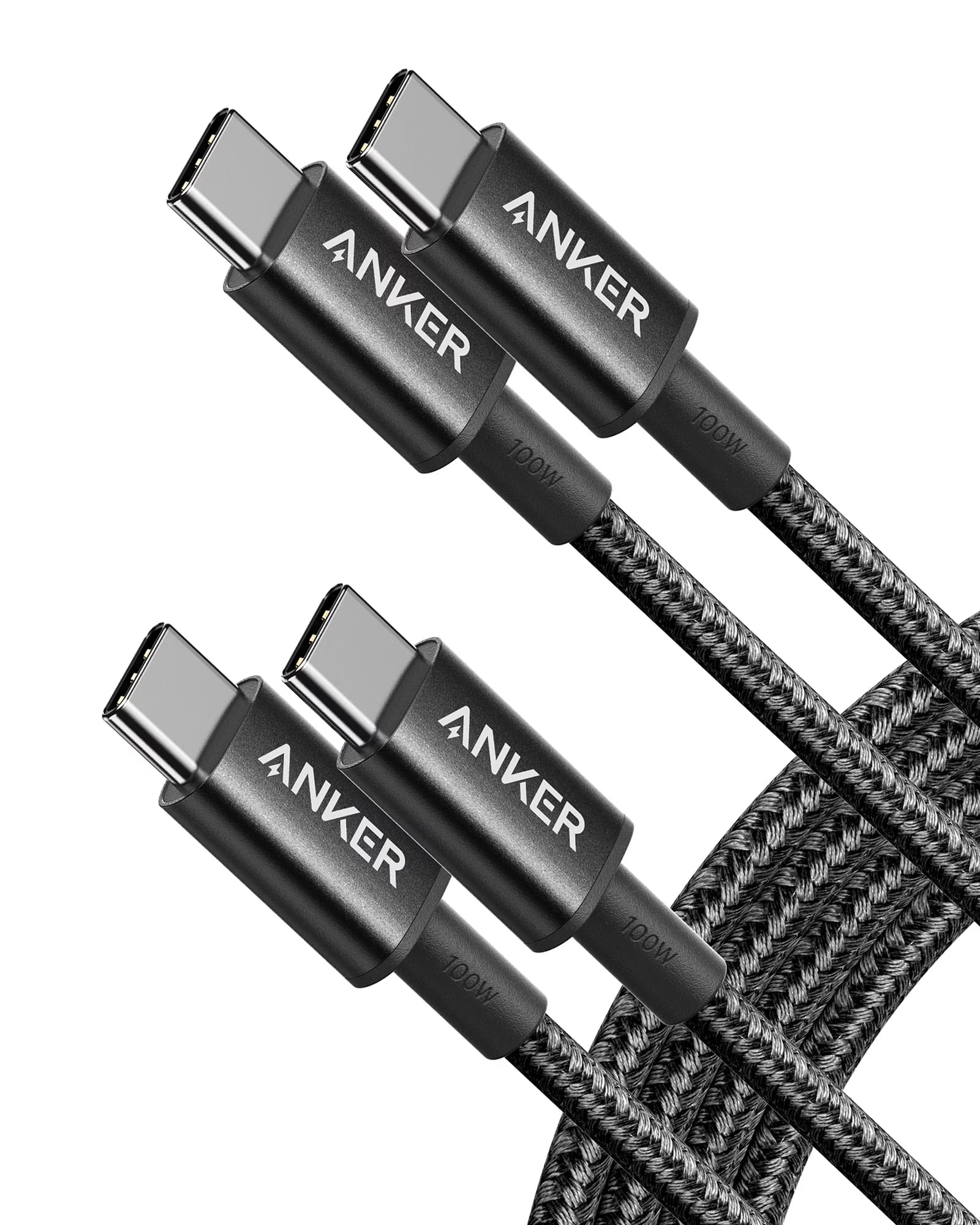 Picture of Anker 322 USB-C to USB-C Fast Charging Braided Cable (6ft)