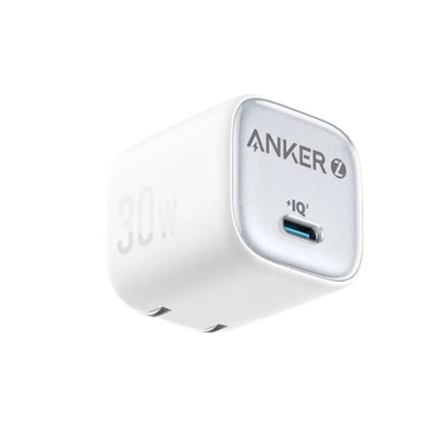 Picture of Anker Zolo 30W Compact GaN Adapter with PowerIQ 3.0 USB-C Fast Charger