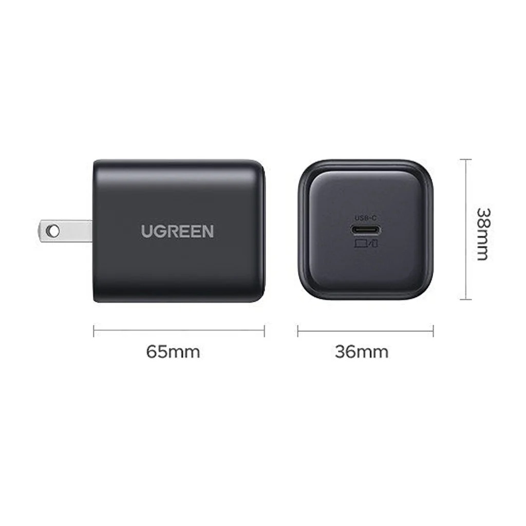 Picture of UGREEN 65050B 45W USB-C GaN Fast Charger X524