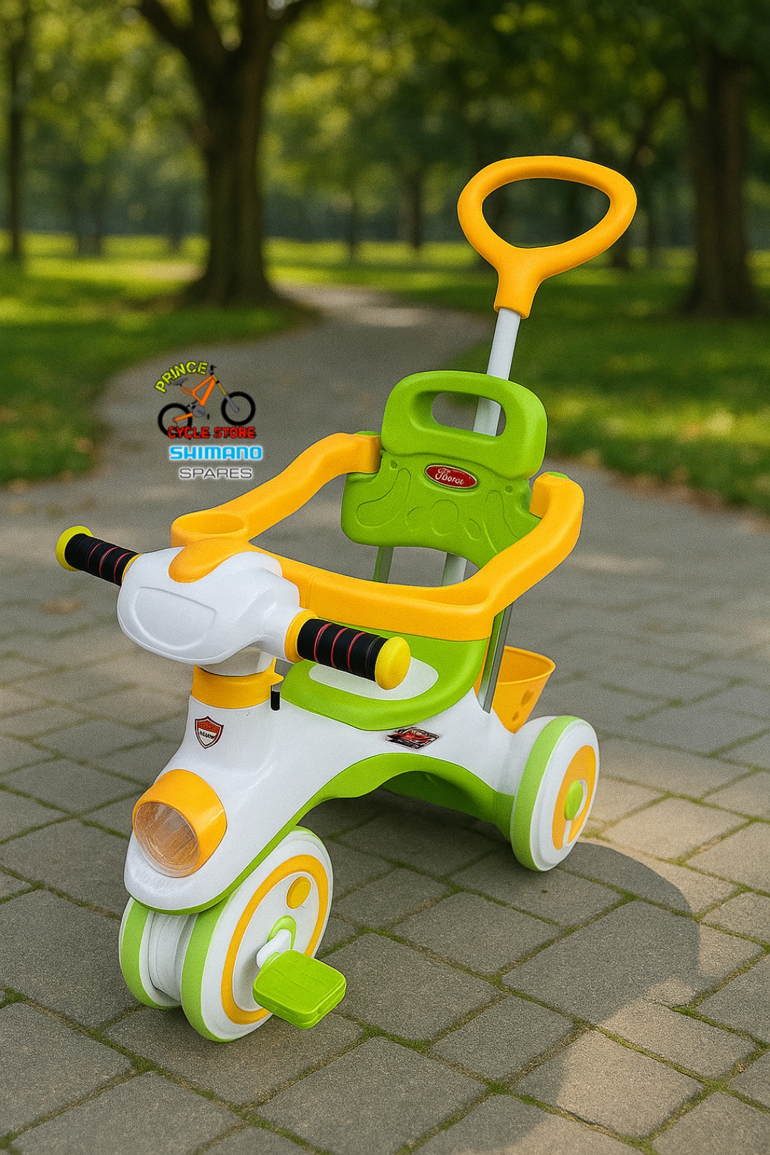 Picture of Akij Royal Rider Complete – 9M Tricycle With Music & Light For Baby Bike
